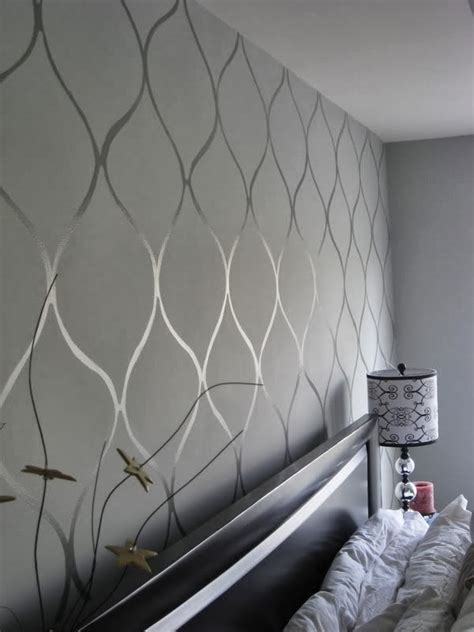 cup  full wall stenciling