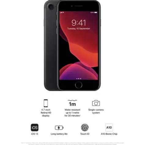 Apple Iphone 7 Black Refurbished