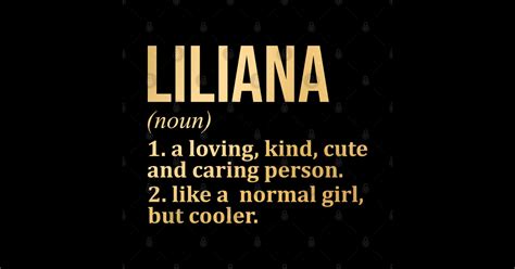 Liliana Name Liliana Name Sticker Teepublic