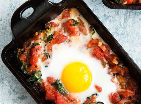 Moroccan Baked Eggs Recipe Just A Pinch Recipes