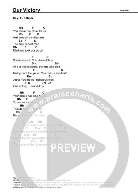 Our Victory Chords PDF Vineyard UK PraiseCharts Hot Sex Picture