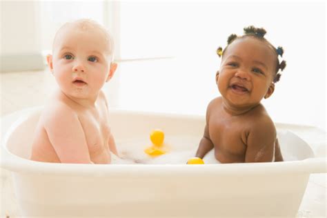 Two Babies In Bubble Bath Stock Photo Download Image Now Baby