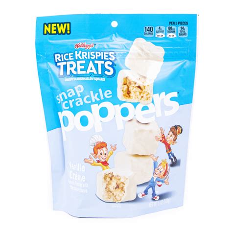 Rice Krispies Treats Snap Crackle Poppers Vanilla Creme 5oz Let Go