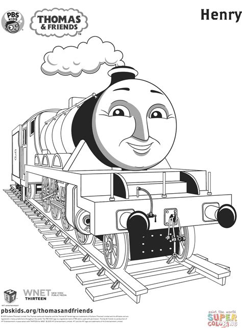 Thomas The Train Coloring Pages Henry - Free Printable Templates
