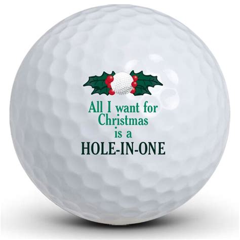 Christmas Hole In One Golf Balls