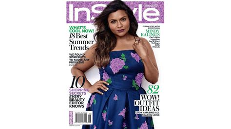 Mindy Kalings Star Still Rising Makes Cover Of ‘instyle