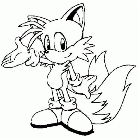 Tails Para Colorear Sonic Para Colorear Dibujos Perros Dibujos A Lapiz