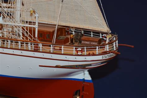 Bu asoslangan bergen, norvegiya va turli xil maqsadlarda. Statsraad Lehmkuhl av Bergen - Tall Ship Models Norway As