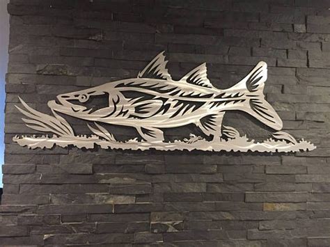 Snook Metal Wall Art Art Metal Fish Art Metal Wall Art Home Dxf