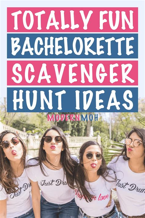 the best bachelorette scavenger hunt ideas modern moh