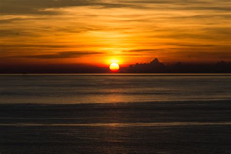 Free Images Beach Sea Coast Ocean Horizon Sun Sunrise Sunset