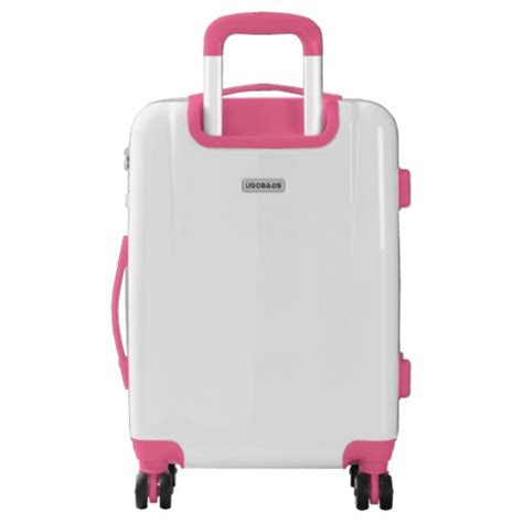 Custom Girly Pink Polka Dot Girls Luggage Suitcase Zazzle
