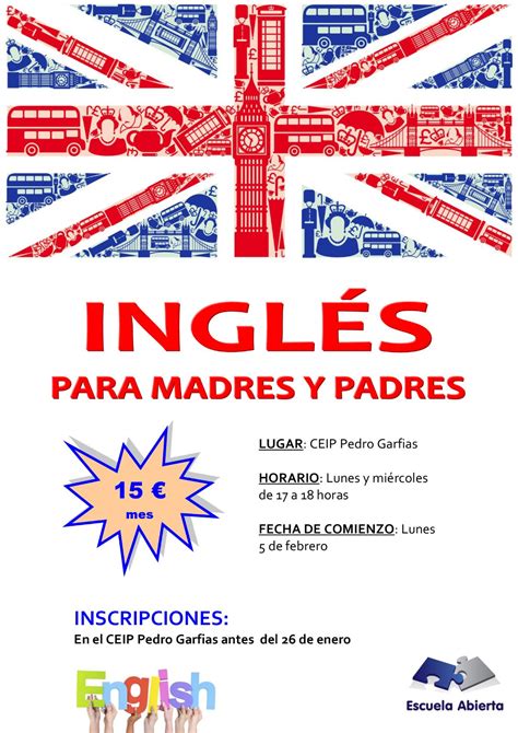 Inglés Para Madres Y Padres Ceip Pedro Garfias
