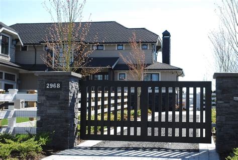 Small Double Swing Gate Vancouver Custom Iron Gates Vancouver