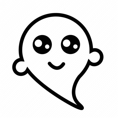 Cartoon Emoji Ghost Happy Icon Download On Iconfinder
