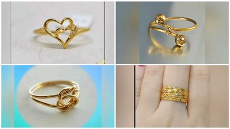 Gold Ring Design Without Stone For Female Latest Gold Ring Design