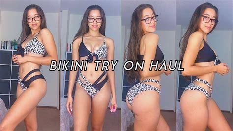 Bikini Try On Haul Review Ft Dossier Youtube