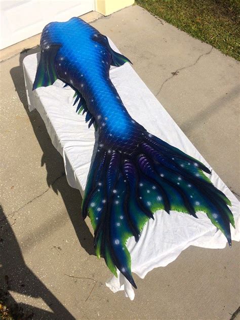 Beautiful Blue Silicone Mermaid Tail By Mernation Mermaid Tails Silicone Mermaid Tails