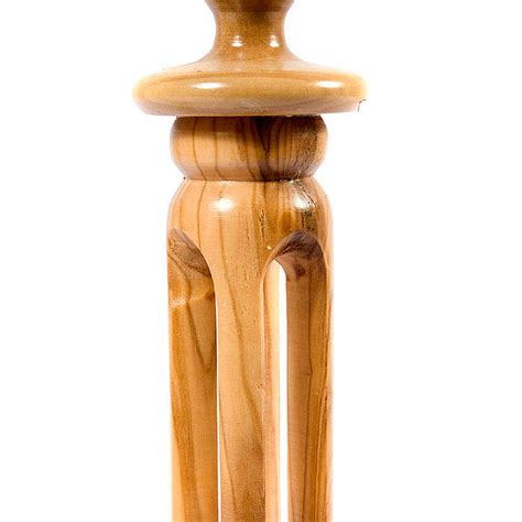 Free shipping for many items! Modern style olive wood candle-holder | online sales on ...