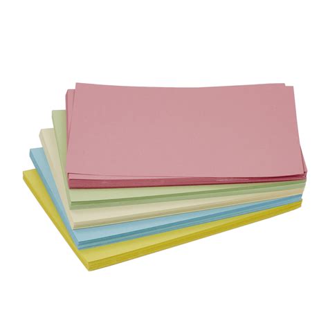 Assorted Pastel Card 230 Micron A4 Pack 250 He1672680 Findel Education