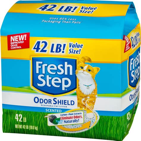 Fresh Step Scoopable Cat Litter 42 Lbs Ebay