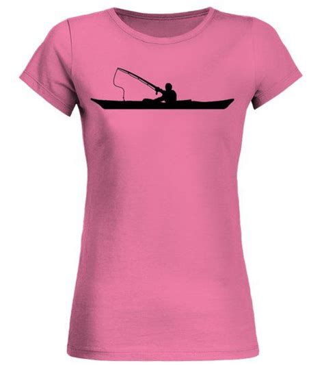 Kayak Fishing Shirt Lake Fun Fish Catch Round Neck T Shirt Woman