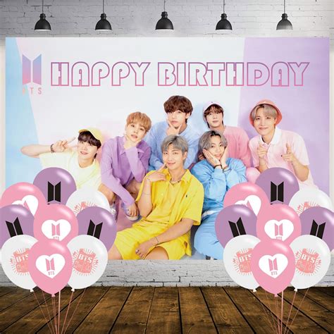 BTS Army BTS Birthday Card Digital Birthday Card RM Suga J Hope V Jimin Jin JungKook