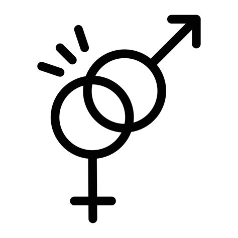 Ilustración De Vector De Sexo En Un Fondo Símbolos De Calidad Premium