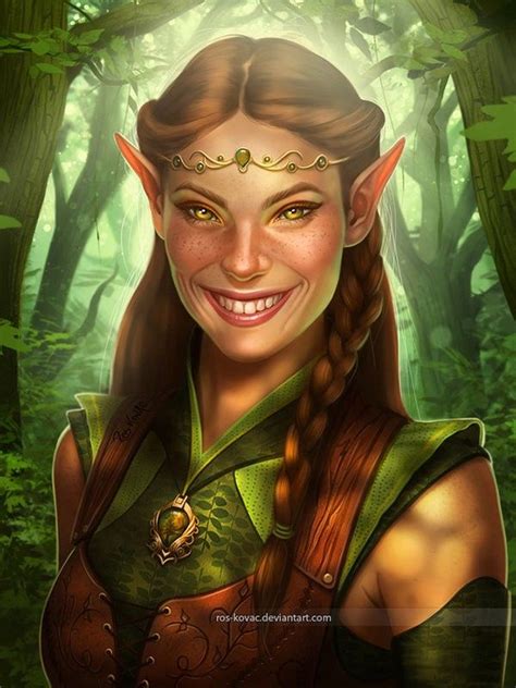 Resultado De Imagen Para Female Wood Elf Archer Wood Elf Character