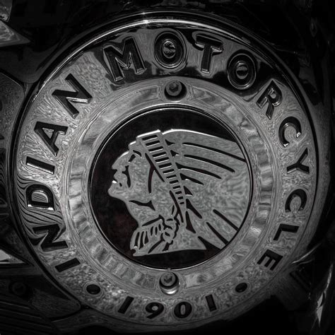 The Indian Motorcycle Logo Photograph By David Patterson Fine Art America