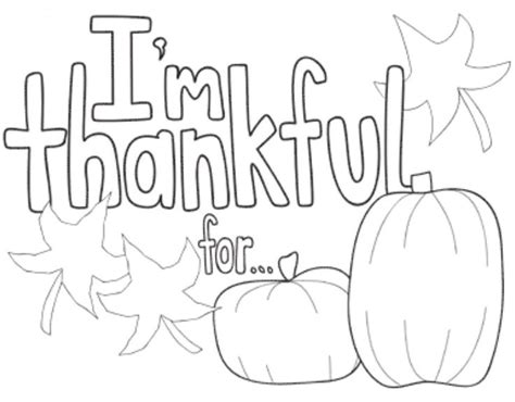 Thankful Coloring Page Sunday School Coloring Pages Thanksgiving
