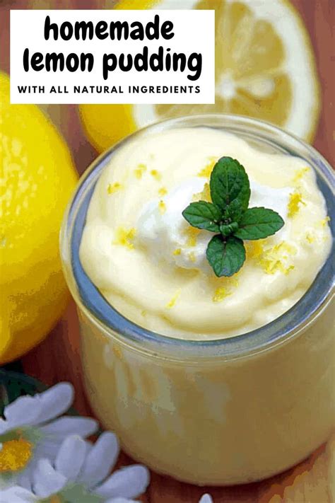 Homemade Fresh Lemon Pudding Turning The Clock Back