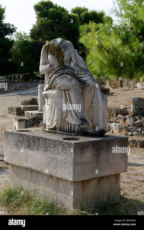 Unknown Grave Relief Woman Street Tombs Kerameikos Athens Greece Relief