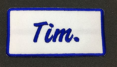 Custom Embroidered Name Patch Uniform Name Tag Personalized Label
