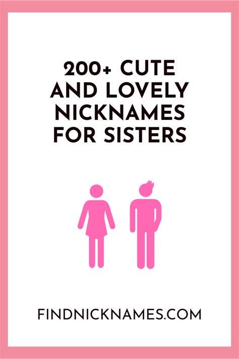 nicknames for sisters nicknames for bestfriends nicknames for girlfriends good nicknames cute