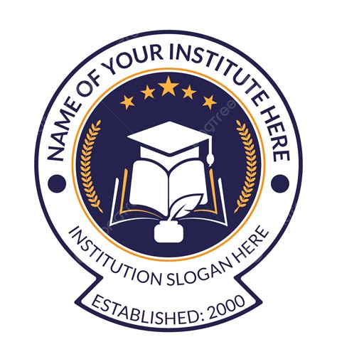 Logo Pendidikan Dan Templat Desain Lencana Sekolah Vektor Logo Sekolah