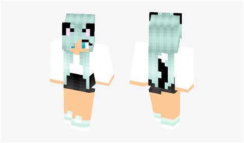 Download Light Blue Hair Neko Girl Skin Minecraft Izumi Sagiri