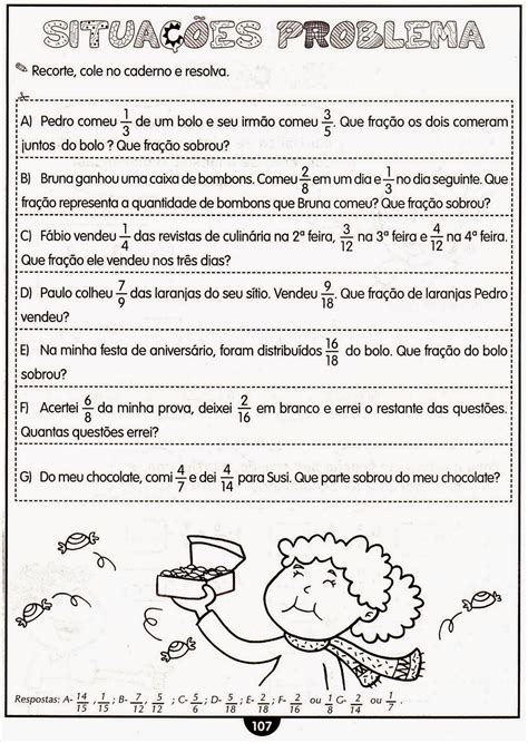 Atividades 4 Operações 4 Ano