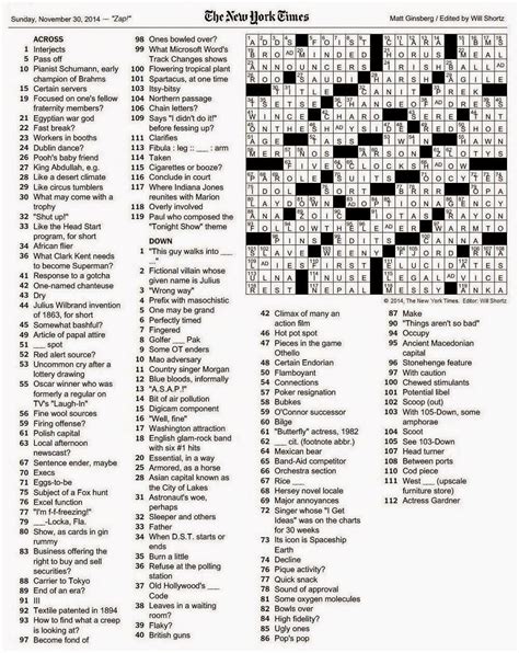 Nyt crossword puzzle is among the most played crossword puzzles so if you would like to play the game on your smartphone make sure to have an active subscription. Ben Tausig's New York Times Puzzle Is One Of History's ...