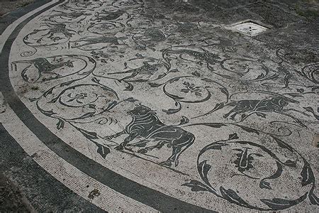 Mosaïques à Ostie Ostia Antica Ostie Environs de Rome Rome