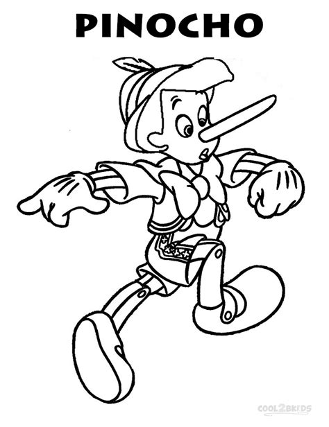 Dibujos De Pinocchio Para Colorear Páginas Para Imprimir Gratis