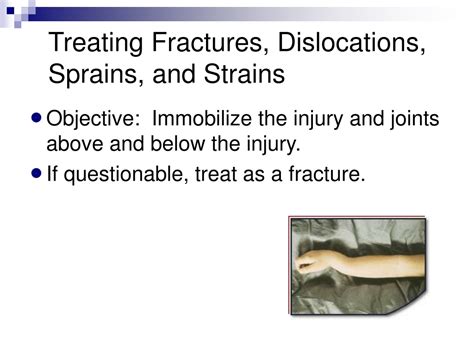 Ppt Fractures Dislocations Sprains And Strains Powerpoint