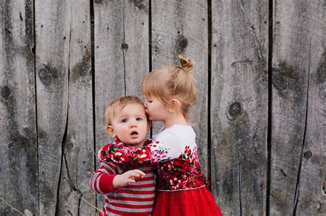 Sibling Kisses By Stocksy Contributor Jessica Byrum Stocksy