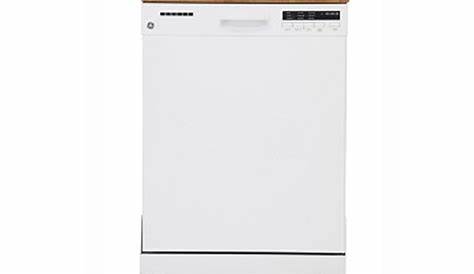 GE GPF400SGFWW 24" Portable Dishwasher with Stainless Steel Tub