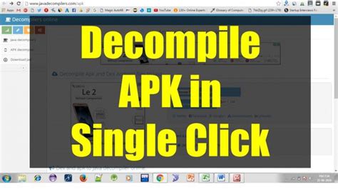 Decompile Apk To Source Code In Single Click The Crazy