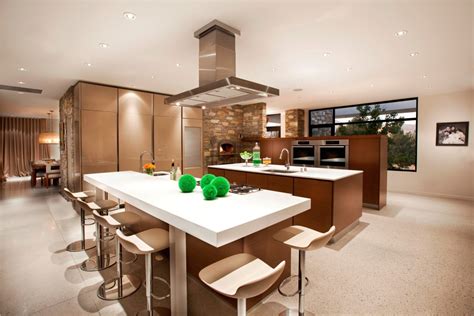 To dodge visual confusion, space should be zoned. Open Kitchen Designs