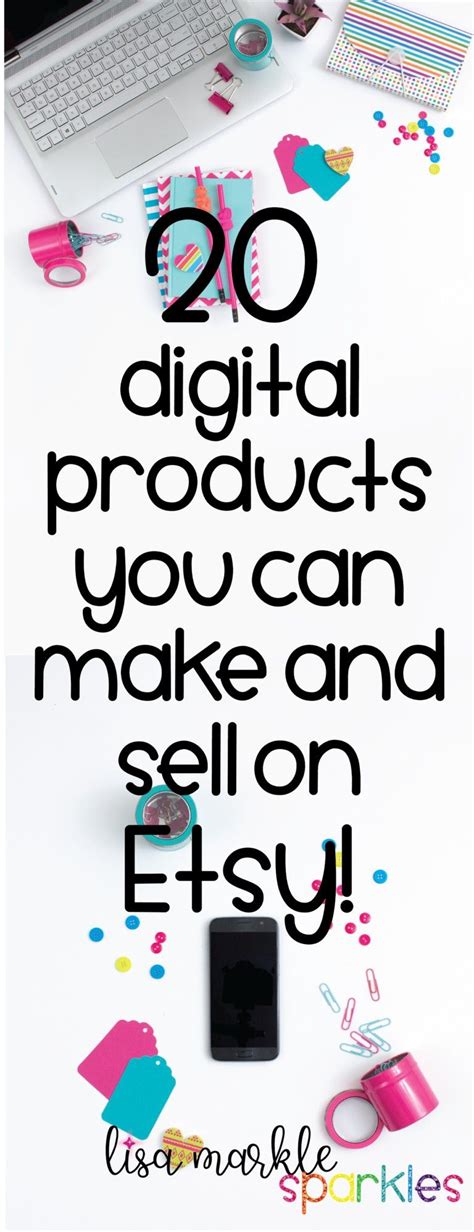 20 Digital Products You Can Make And Sell In Your Etsy Shop Make And
