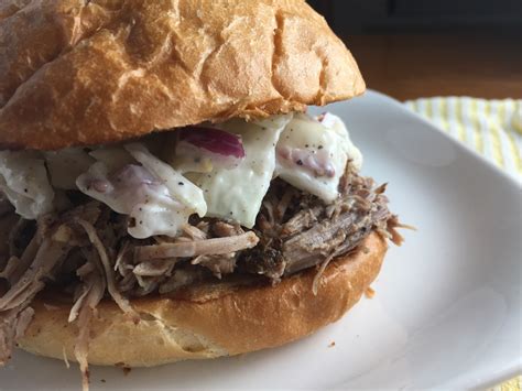 Pulled Pork Sandwiches With Creamy Coleslaw Recipe