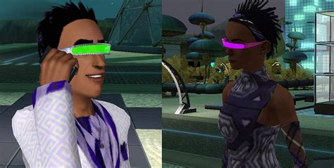 My Sims 3 Blog Cyborg Visor With Recolourable Lens Men And Women