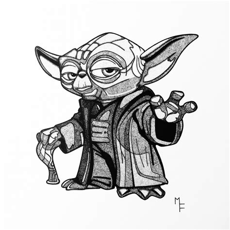 Master Yoda Drawing At Getdrawings Free Download